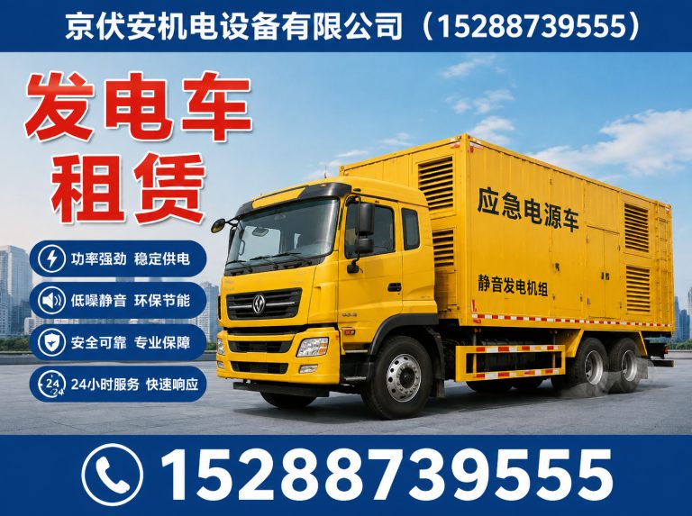 鹤岗发电机租赁展示图